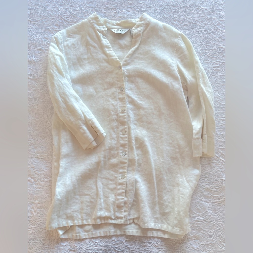 Orvis Linen Tunic - Size 8 (Medium)